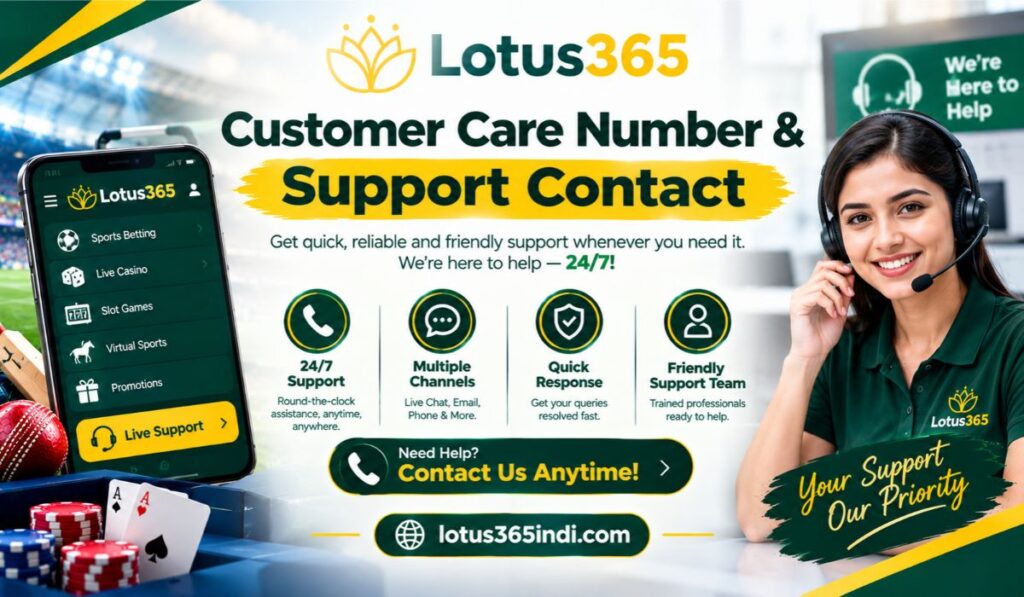 Lotus Betting Customer Care Number